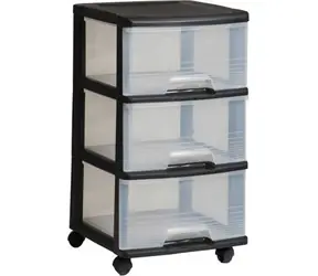 Curver Půlsloupkový regál černá / Regál / 39 cm
