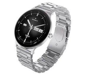 Garett Quantum stříbrná ocel / Chytré hodinky / 1.43" AMOLED / BT hovory / krokoměr & měření tepu / IP68