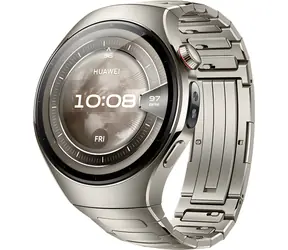 Huawei Watch 5 46mm titan stříbrná / Chytré hodinky / AMOLED 1.5" / EKG senzor / 5 ATM / HarmonyOS
