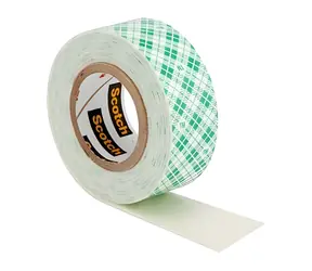 3M Scotch Fix bílá / Oboustranná lepicí páska / 19 mm x 1,5 m / do 7 kg