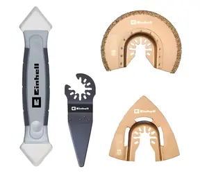 Einhell 49708750 / Příslušenství pro multifunkční nářadí (4 ks) / obklady a dlažba / Starlock