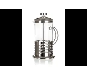 Banquet WAVE 350 ml / French press / Sklo / Nerezový filtrační píst
