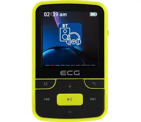ECG B.TONE 5710 BT limetková / MP3 přehrávač / 32GB / Bluetooth 5.2 / FM tuner / microSD