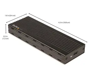 StarTech Box pro M.2 NVMe SSD / Externí box / USB-C / ASMedia ASM2362