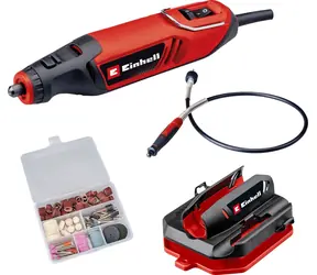 Einhell TC-MT 150 E černá/červená / Bruska a gravírovací nástroj / 150W / 10000-35000 ot/min