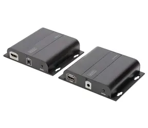 Digitus DS-55122 / HDMI extender / 4K 60Hz / Cat6 / 120 m / vysílač a přijímač