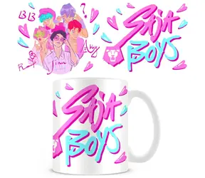 Pyramid Mug Saja Boys KPop Demon Hunters / Keramický hrnek / 315 ml