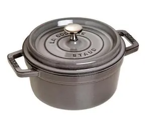 Staub La Cocotte 20 cm grafitová šedá / Kastrol s poklicí / litina