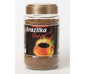 Samantha Brazilka Gold / Instantní káva / 200 g / Sklo