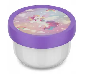 Curver Campus Fruit Box Unicorn Glow / Dětská dóza na svačinu / 300 ml