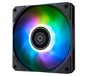 SilverStone SST-AS120B-ARGB černá/průhledná / Ventilátor do PC skříně / 120x120x15 mm / ARGB / PWM