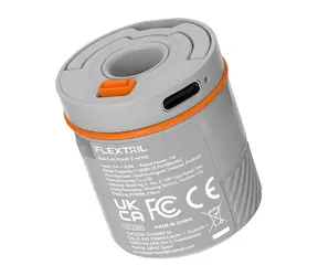 FLEXTAIL AVS Capsule šedá / Pumpa na spací podložky / Automatické nafukování a vyfukování / USB-C