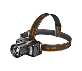Superfire HL25 černá / Čelovka / 700 lm / USB-C