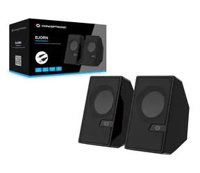 Conceptronic BJORN02B černá / Reproduktory / 2.0 / Bluetooth 5.0 / 6W