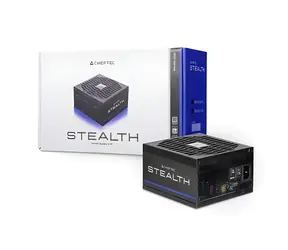 Chieftec Stealth SPX-1000-FC černá / Zdroj / ATX / 1000 W / 80 PLUS Platinum / Aktivní PFC / Plně modulární