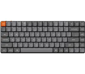Keychron K3 Max šedá / Klávesnice / Mechanická / Gateron Brown / Low Profile / Podsvícená / Bezdrátová