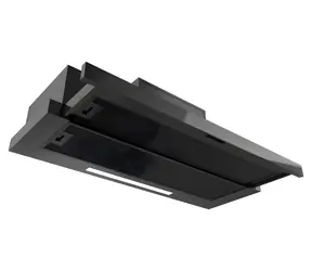 MAAN Corona Bis černá / Digestoř / 60 cm / mechanické ovládání / 635 m3/h / 68 dB