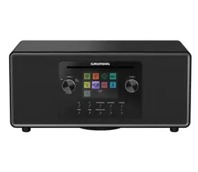 Grundig DTR 7100 černá / Radiopřijímač / Wi-Fi & Bluetooth / TFT displej 3,2" / 42 W / USB