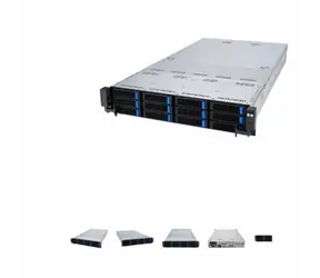 ASUS RS521A-E12-RS12U černá / Server / AMD EPYC 9005 / 1x SP5 / 24x DDR5 / 12x NVMe/SAS/SATA / 2000W / 2U