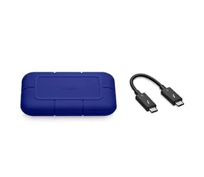LaCie Rugged SSD Pro5 2TB modrá / Externí SSD 2.5" / Thunderbolt 5 / USB-C / 6700/5300 MB/s