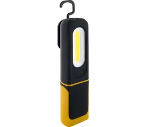 Schwaiger WLED0080 černá/žlutá / Pracovní svítidlo / nabíjecí / 5W / COB / IP43
