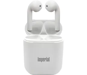 Imperial bluTC TWS HP 1 bílá / Bezdrátová sluchátka / Do uší / Bluetooth 5.2 / dotykové ovládání
