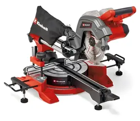 Einhell TE-SM 36/8 L Li-Solo červená / Aku pokosová pila / 36V (2x18V) / O 216 mm / Řez 305 mm / Bez aku