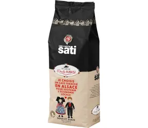 Les Cafés Sati Hansi Doux et Suave 1000 g / Zrnková káva / 100% Arabica