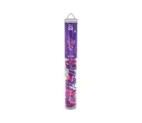 PLUS-PLUS Stavebnice Glitter Mix / 100 dílků / Tuba