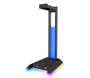Speed Link EXCELLO NX RGB černá / Stojan na sluchátka / USB Hub / RGB