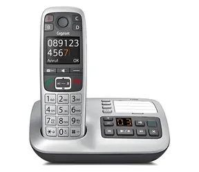 Gigaset E560A platinová / DECT bezdrátový telefon