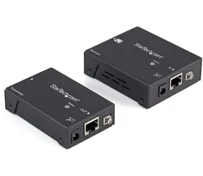 StarTech HDMI extender po Cat5 černá / AV extender / 4K 60Hz / 7.1 kanálů / Hliníkové tělo