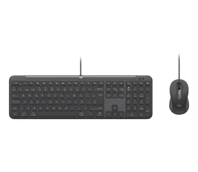 Logitech MK620 grafitová / Sada klávesnice a myš / drátová / business