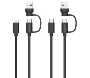 Speed Link STREAM / Sada nabíjecích kabelů / USB-C a USB-A na USB-C