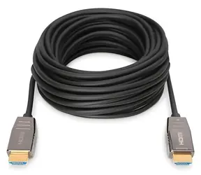 Digitus HDMI AOC Hybrid černá / Kabel HDMI / UHD 8K/60Hz / 48 Gbps / HDMI 2.1 / 20 m