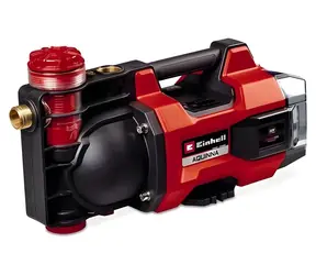 Einhell AQUINNA 36/38 F LED červená/černá / Aku zahradní čerpadlo / 3800 l/h / Výtlak 37 m / 2x18V / Bez aku