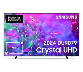 98" Samsung GU-98DU9079 černá/grafitová / TV / UltraHD 4K / 120Hz / HDR10+ / WLAN / Bluetooth