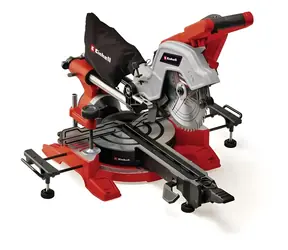 Einhell TE-SM 216 L Dual červená/černá / Pokosová pila / 1500W / 216 mm / 5000 ot./min