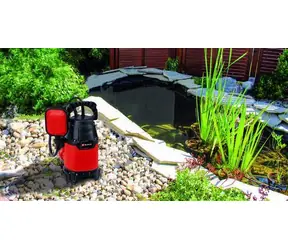 Einhell GC-DP 3325 červená/černá / Kalové čerpadlo / 330W / Kapacita 9.500 l/h / Hloubka ponoru 7 m
