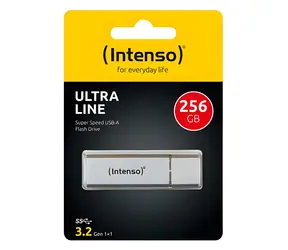 Intenso Ultra Line 256GB stříbrná / Flash disk / USB-A 3.2 Gen 1 / 5 Gb/s
