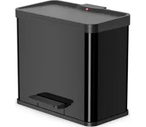 HAILO Odpadkový koš Öko Duo Plus černá, matná / Tříděný odpad / Velikost L