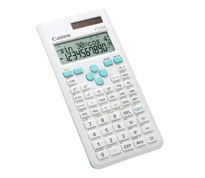 Canon F-715SG bílá, modrý kryt / Kalkulačka / vědecká / 12místná / solární a baterie