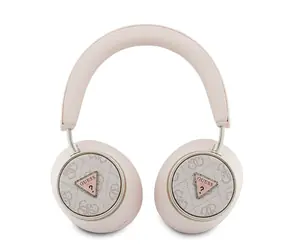 Guess PU 4G Triangle Logo ENC růžová / Bezdrátová sluchátka / Do uší / ENC