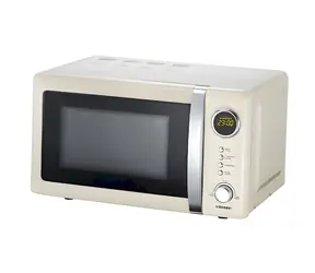 Melissa Mikrovlnná trouba Retro krémová / Mikrovlnná trouba / 700 W / 20 l / 5 úrovní výkonu / 12 programů
