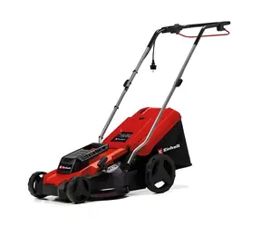 Einhell GC-EM 1600/37 červená/černá / Sekačka na trávu / 1600W / 3400 ot-min / až 700 m2 / Záběr 37 cm / Koš 38 L