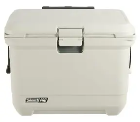 Coleman PRO 55QT béžová / Chladicí box / 52 l / kolečka / teleskopická rukojeť