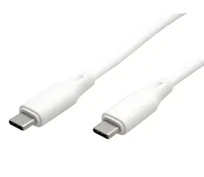 Roline USB-C - USB-C M/M silikonový bílý / Nabíjecí kabel / 60 W / 1 m