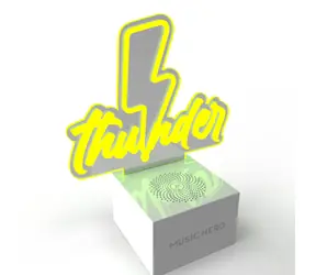SBS Music Hero NEON THUNDER MOOD žlutá / Bezdrátový reproduktor / 3 W