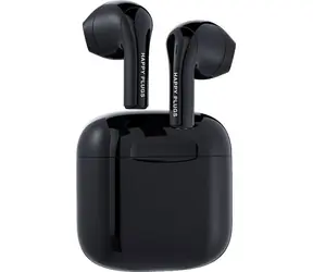 Happy Plugs Joy černá / Bezdrátová sluchátka / dotykové ovládání / BT 5.2