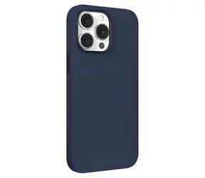 Devia Nature Series Silicone Case tmavě modrá / Kryt pro Apple iPhone 14 Plus / Silikonový